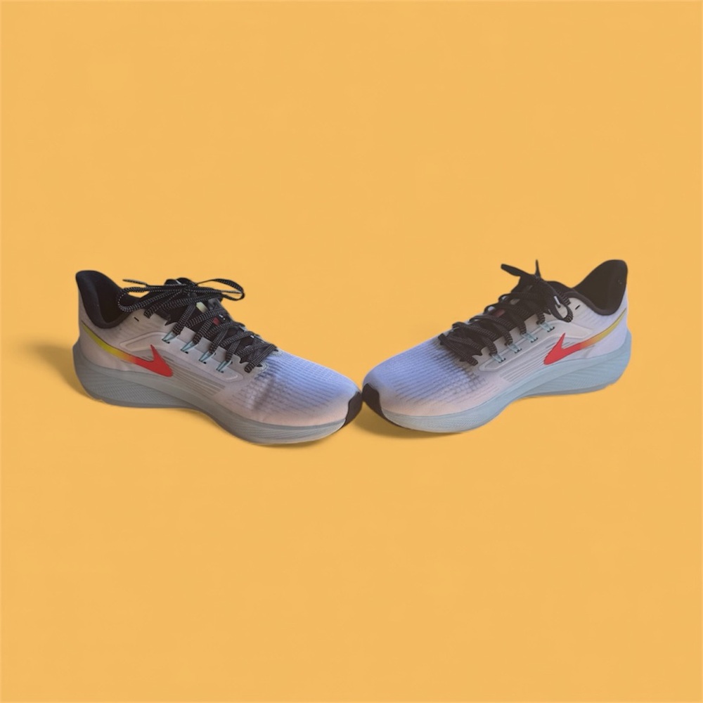 Women’s Nike Sky Blue and Crimson Athletic Shoes